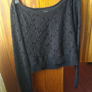 Cute see through crop top